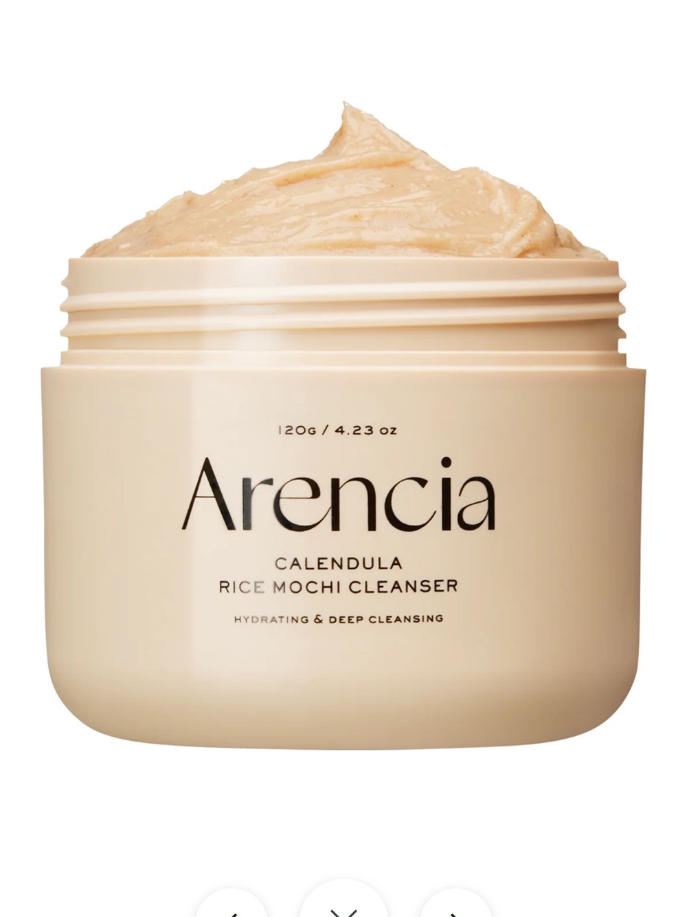 Arencia Calendula Rice Mochi Cleanser Full Size 4.23 oz | Factory Sealed NIB
